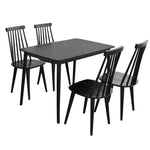 Fort Payne Dining Room Set (1 Table+4 Spindle Chairs)