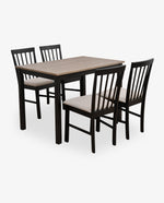 Big Bear Lake Dining Set (1 Table+4 Slat Back Chairs)