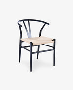 Estes Park Scandi-Style Wishbone Metal Chairs Set of 2