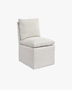 Denton Upholstered Rolling Dining Chair