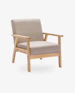 Tumon Wooden Frame Lounge Accent Chair