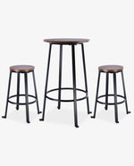 Breckenridge Bistro Pub Dining Set (1 Table+2 Stools)