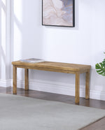 Beaumont Chevron Wooden Entryway Dining Bench