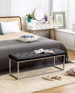 Bradenton Tufted Rectangular Base Bench