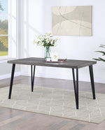 Bandera Chevron Pattern Wooden Dining Table