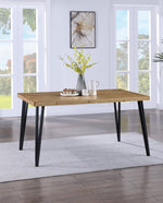 Bandera Chevron Pattern Wooden Dining Table