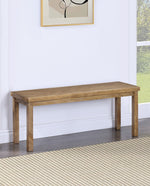 Beaumont Chevron Wooden Entryway Dining Bench