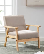 Tumon Wooden Frame Lounge Accent Chair