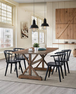 Contemporary Spindle Back Dining Chairs