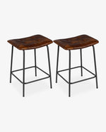 24" Grapevine Saddle Counter Stools Set of 2