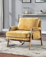 Logan Wrapped-Arm Chenille Lounge Chair