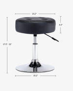 Burbank Portable Tufted Vanity Stool