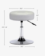 Burbank Portable Tufted Vanity Stool