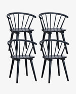 Contemporary Spindle Back Dining Chairs