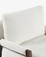 Logan Wrapped-Arm Chenille Lounge Chair