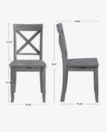 Pocatello X-Back Dining Chairs Set of 2