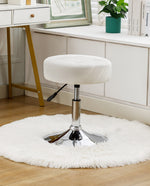 Burbank Portable Tufted Vanity Stool