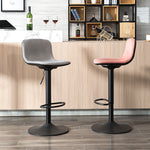 St Thomas Color Spliced Velvet Bar Stools Set of 2