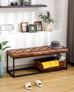 Scottsdale Tufted Rectangular Base Bench