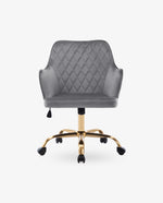 gray diamond desk chair