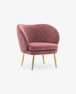 DUHOME Branson glam accent chair pink