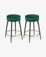 24"/30" Houston Round Bar Stools Set of 2