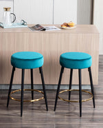 24"/30" Houston Round Bar Stools Set of 2