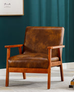 Tumon Wooden Frame Lounge Accent Chair