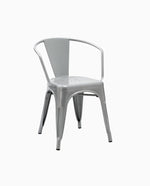 18" Charlotte Stackable Steel Dining Chairs Set of 4