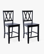 Duhome Wood Counter Stools Set