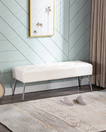 DUHOME upholstered bench with drawers