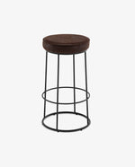 DUHOME round metal bar stools