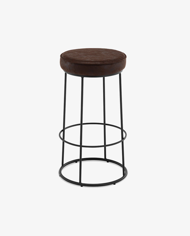 DUHOME round metal bar stools