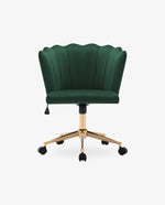 DUHOME lotus velvet accent tub chair Dark Green  high quality