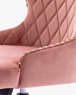 DUHOME diamond stitch office chair pink display