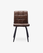 DUHOME modern leather side chair