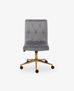 DUHOME button back office chair grey online shopping