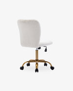 DUHOME faux fur desk chair