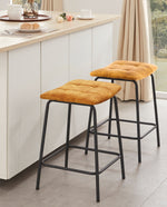 24" Grapevine Saddle Counter Stools Set of 2