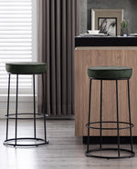 Milwaukee Round Bar Stools Set of 2