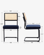 Catskills Bauhaus Cantilevered Side Chairs Set of 2