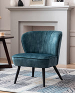 modern armless accent chair