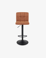 DUHOME leatherette bar stools brown high quality