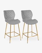 24"/30" Miami Rhombus Bar Stools Set of 2