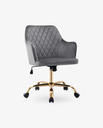 grey diamond desk chair