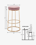 Reno Round Bar Stools Set of 2