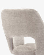 DUHOME swivel task chair cream display