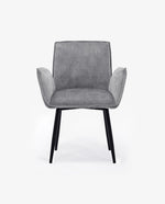 DUHOME accent dining chairs grey  high quality