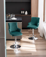 DUHOME bar stool decor atrovirens