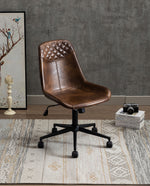 DUHOME antique swivel desk chair